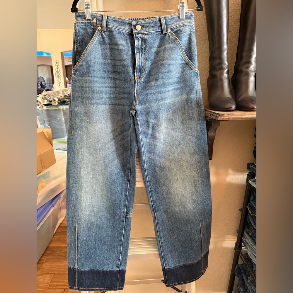 Alexander McQueen Casual Blue Denim Jeans